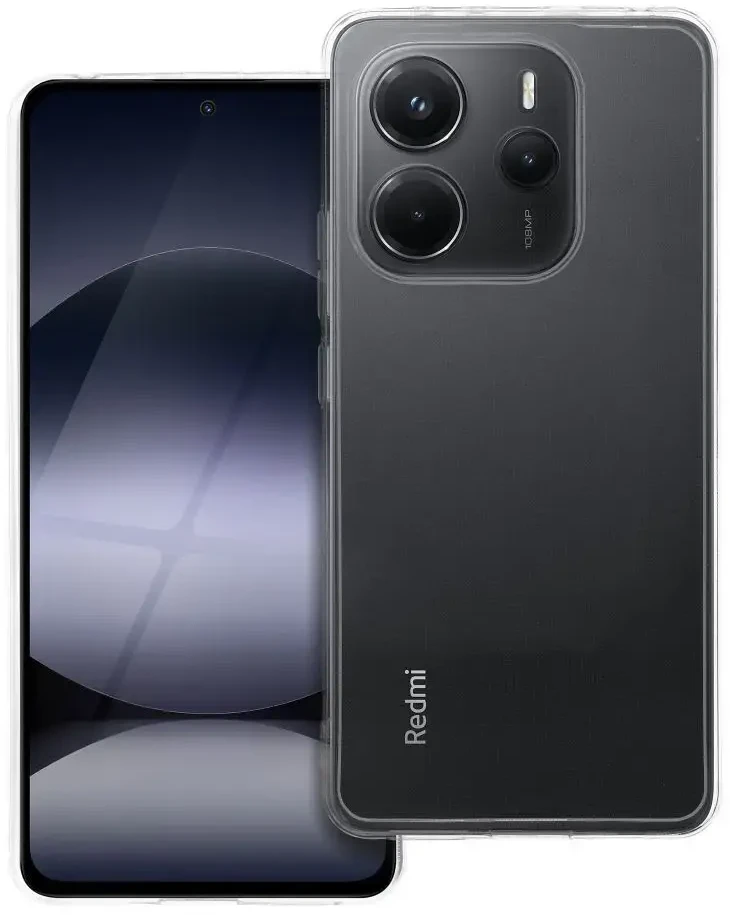 Oem CLEAR Dėklas 2 mm skirtas Xiaomi Redmi Note 14 4G (GLOBAL - 164,84mm x 78,15mm x 8,16mm) (camera protection) skaidrus