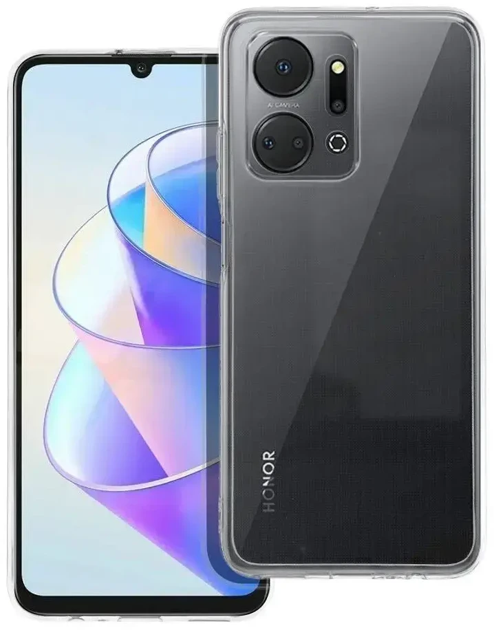 OEM dėklas, skirtas „Honor X7a“ skaidriam 2 mm dėklui (apsauginei kamerai), permatomas