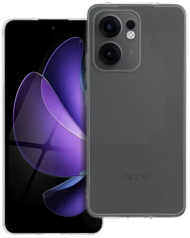 Oem Originalus Oppo Reno 13F 4G / 13F 5G dėklas, skaidrus, 2 mm (apsauginis fotoaparatas), permatomas