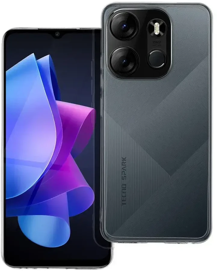 Oem Originalus dėklas, skirtas „Tecno SPARK GO 2023“ telefonui, skaidrus, 2 mm (apsauginis fotoaparatas), permatomas.