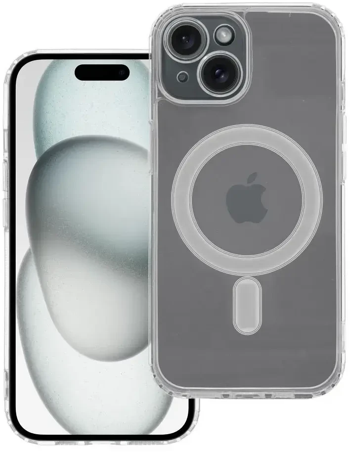Oem Dėklas Clear Mag Cover (MagSafe) skirtas iPhone 15 skaidrus