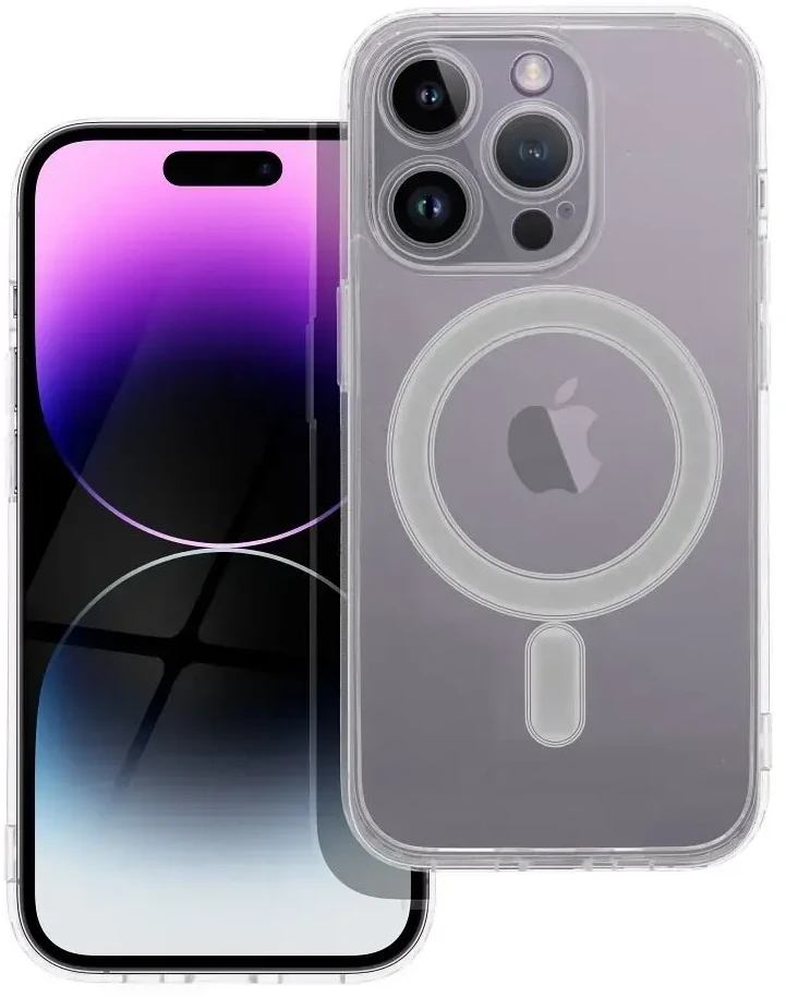 Oem Dėklas Clear Mag Cover (MagSafe) skirtas iPhone 14 Pro skaidrus