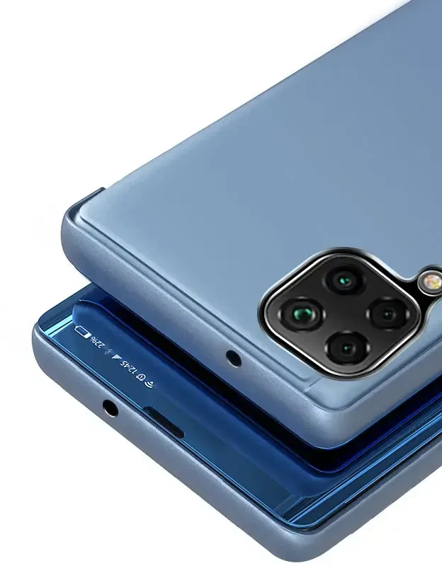 Hurtel Clear View dėklas skirtas Samsung Galaxy A22 4G, juodas