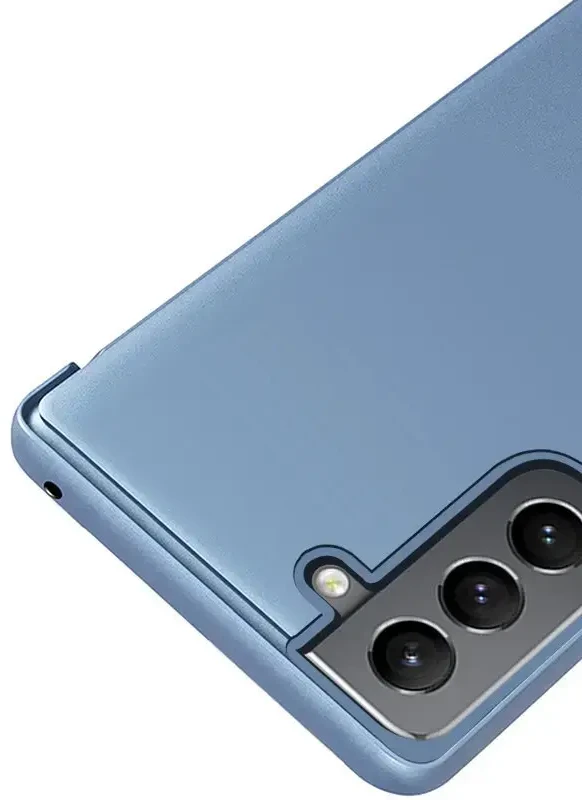 Hurtel Clear View dėklas skirtas Samsung Galaxy S22 + (S22 Plus), mėlynas