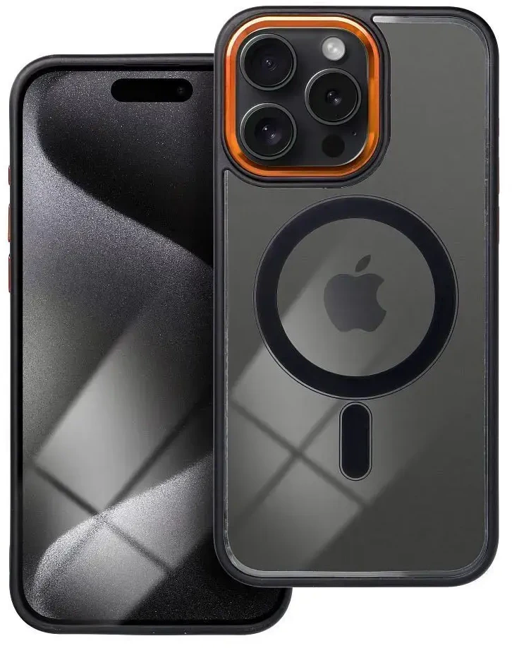 Oem Dėklas na Samsung S26 ULTRA Color Edge Mag Cover zgodne su MagSafe juoda auksinė