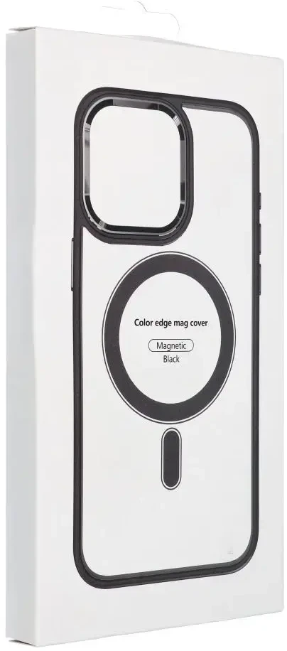 Oem Dėklas Color Edge Mag Cover (MagSafe) skirtas iPhone 16 Pro juodas