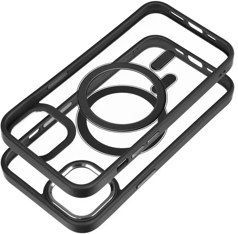 Oem Dėklas Color Edge Mag Cover (MagSafe) skirtas iPhone 13 juodas