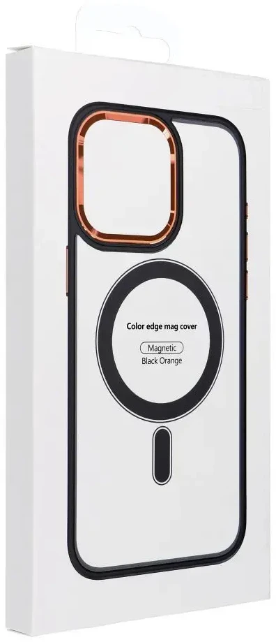 Oem Dėklas na Samsung S26 PLUS Color Edge Mag Cover zgodne su MagSafe juoda raudona
