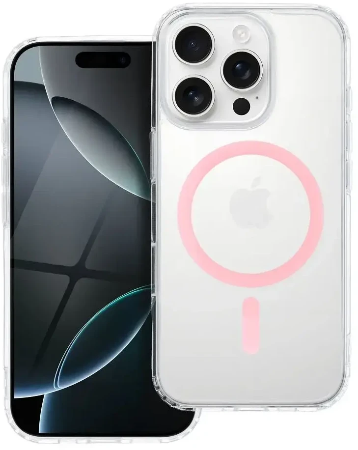 OEM dėklas, skirtas „iPhone 11“ „Drop Glue“ spalvotam žiediniam „MagSafe“ dėklui, rožinis