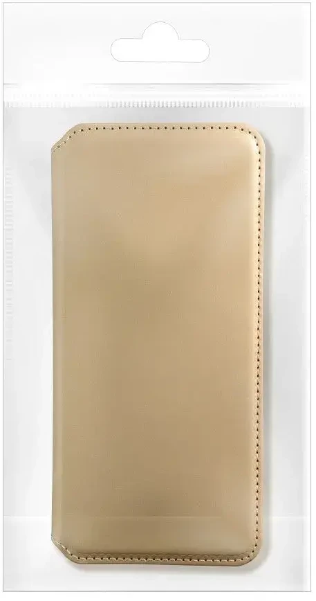 Oem DUAL POCKET Book dėklas skirtas Xiaomi Redmi Note 13 Pro Plus 5G aukso spalvos