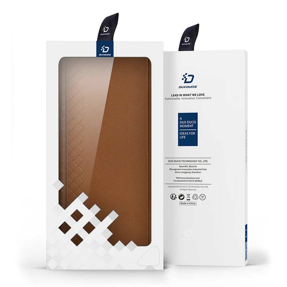 Dėklas Oem Dux Ducis "Bril" skirtas Samsung F936 Z Fold4 rudas