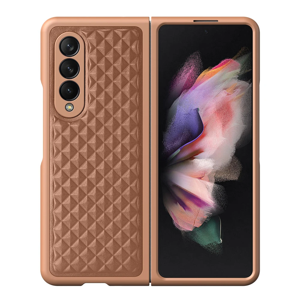 Dux Ducis Venice dėklas skirtas Samsung Galaxy Z Fold 4, rudas