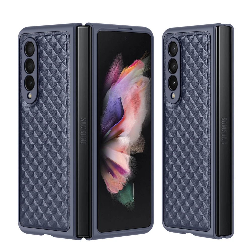 Dux Ducis Venice dėklas skirtas Samsung Z Fold 4 5G, mėlynas