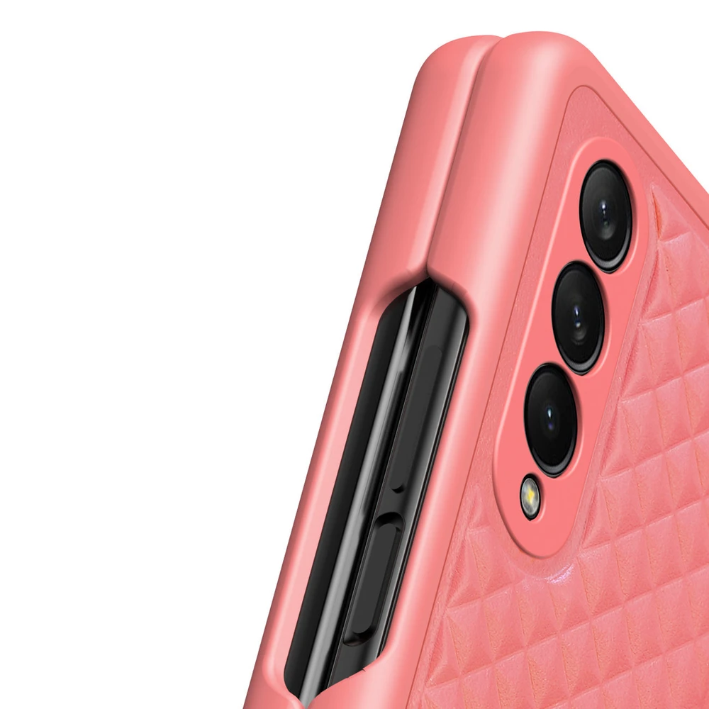 Dux Ducis Venice dėklas skirtas Samsung Galaxy Z Fold 4, raudonas