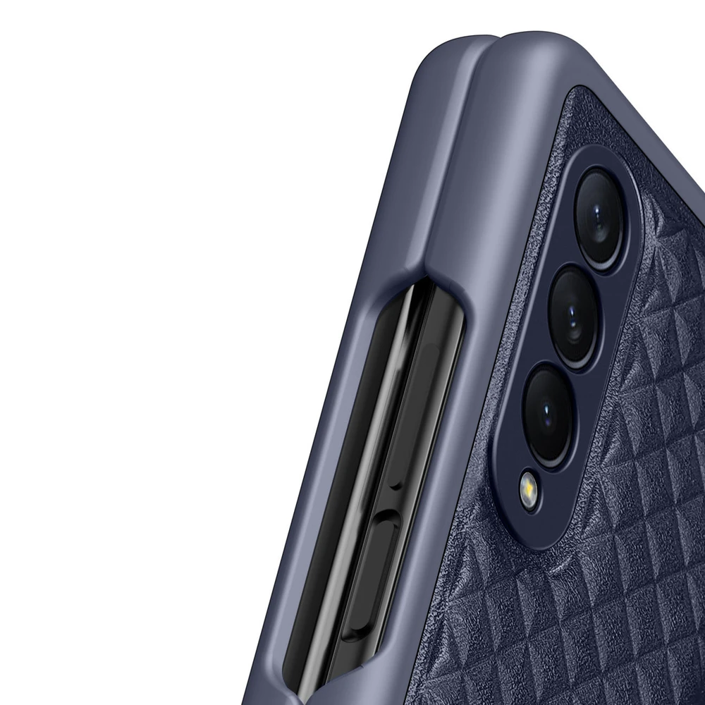 Dux Ducis Venice dėklas skirtas Samsung Z Fold 4 5G, mėlynas