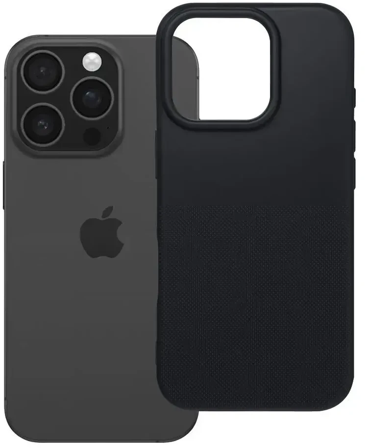 OEM dėklas, skirtas iPhone 16 PRO, „Easy Dual“, juodas
