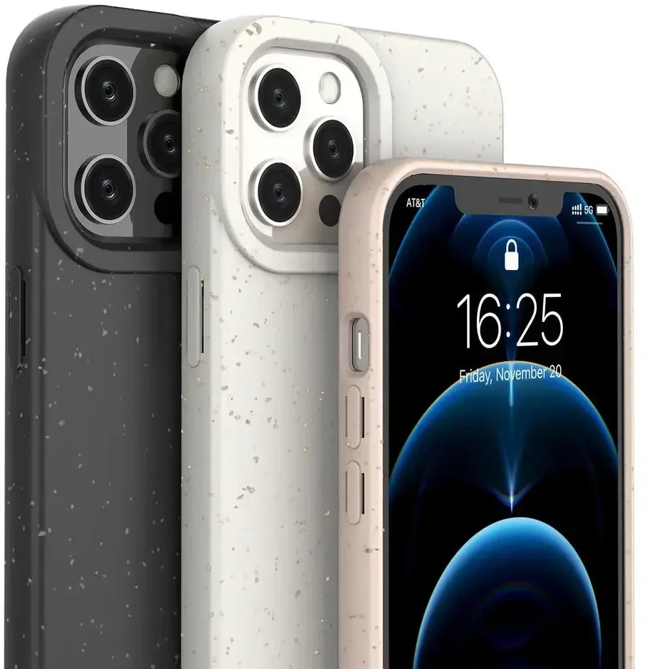 Hurtel Eco dėklas skirtas iPhone 12 Pro Max, geltonas