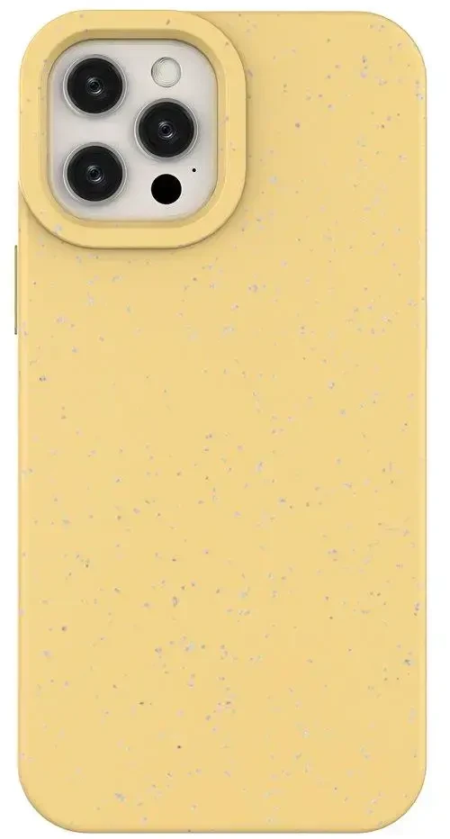 Hurtel Eco dėklas skirtas iPhone 12 Pro Max, geltonas