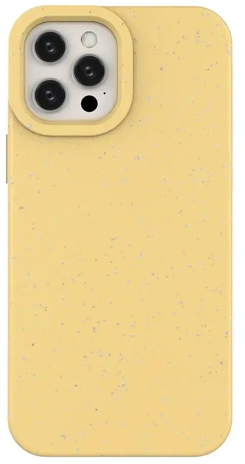 Hurtel Eco dėklas skirtas iPhone 12 Pro Max, geltonas