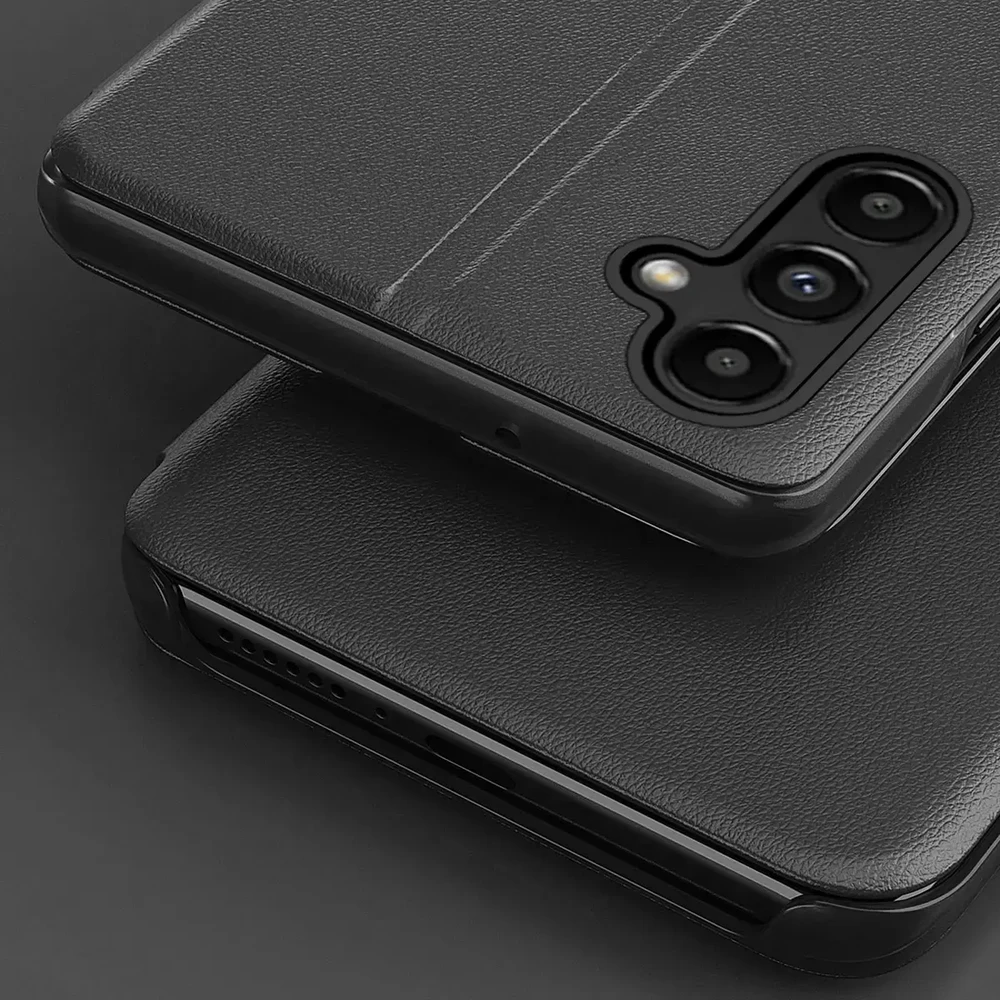 Hurtel Eco Leather View dėklas skirtas Samsung Galaxy S23 +, raudonas