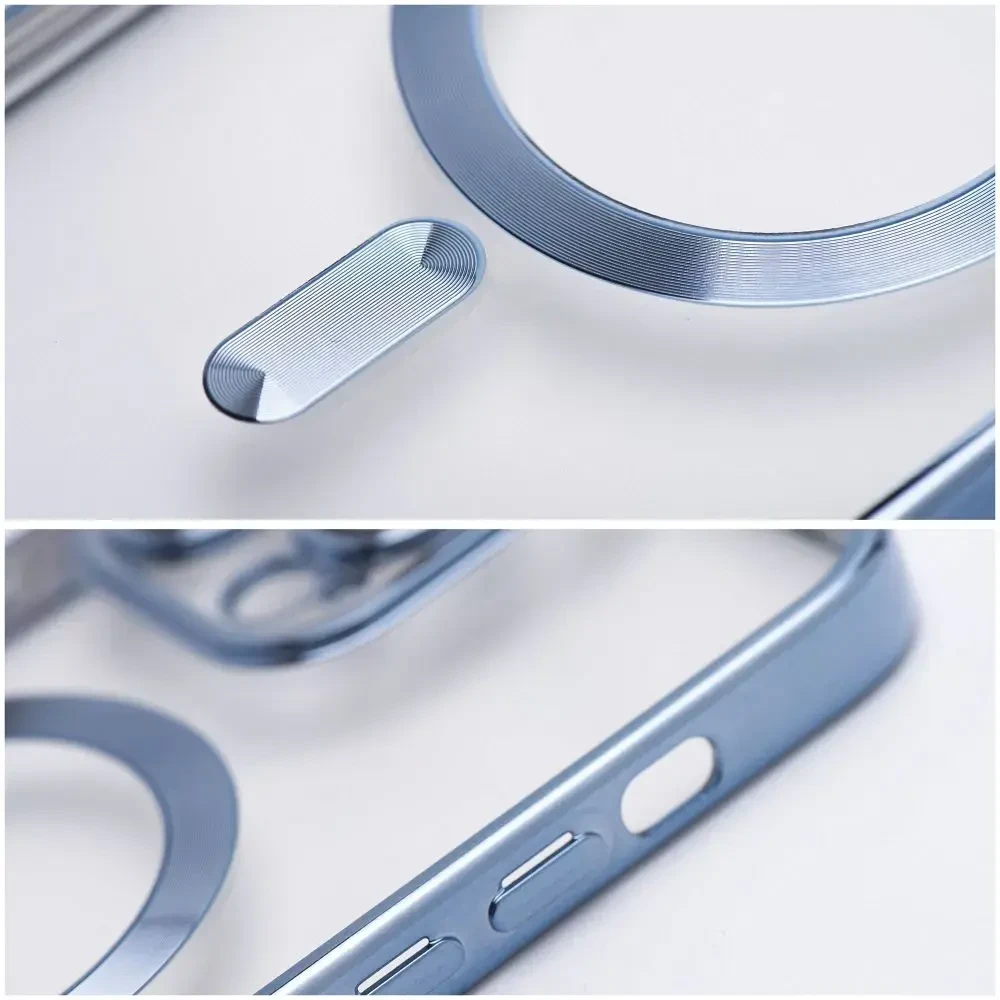 Oem Dėklas na Samsung A27 Electro Mag Cover zgodne su MagSafe titano mėlyna