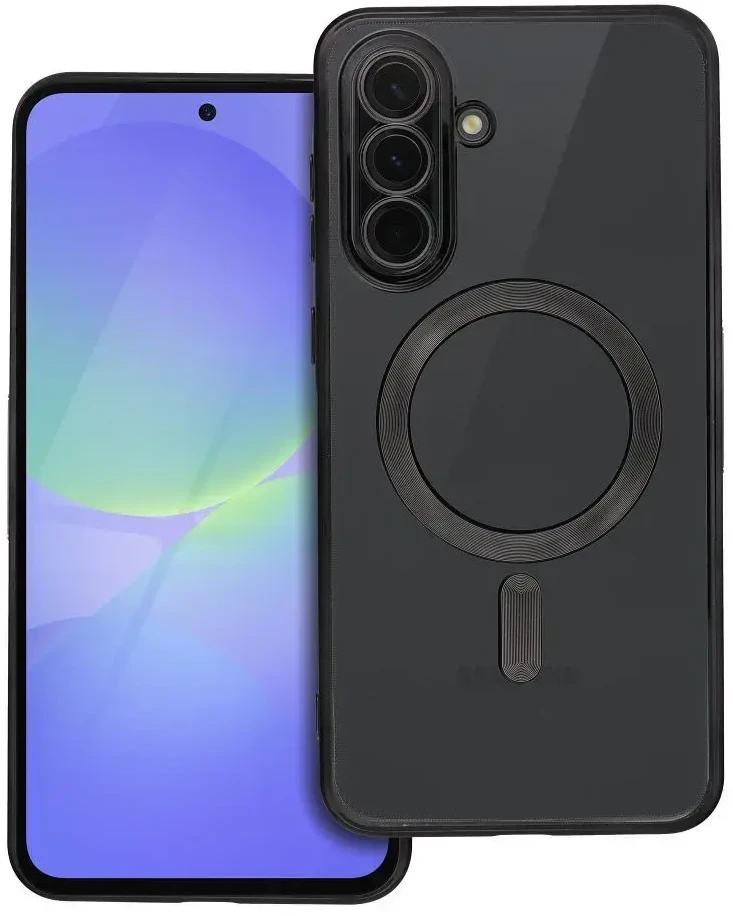 Oem ELECTRO MAG COVER dėklas suderinamas su MagSafe skirtas Samsung Galaxy A36 juodos spalvos