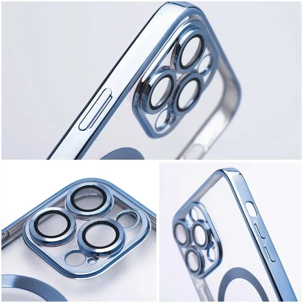 Oem Dėklas na Samsung A27 Electro Mag Cover zgodne su MagSafe mėlyna