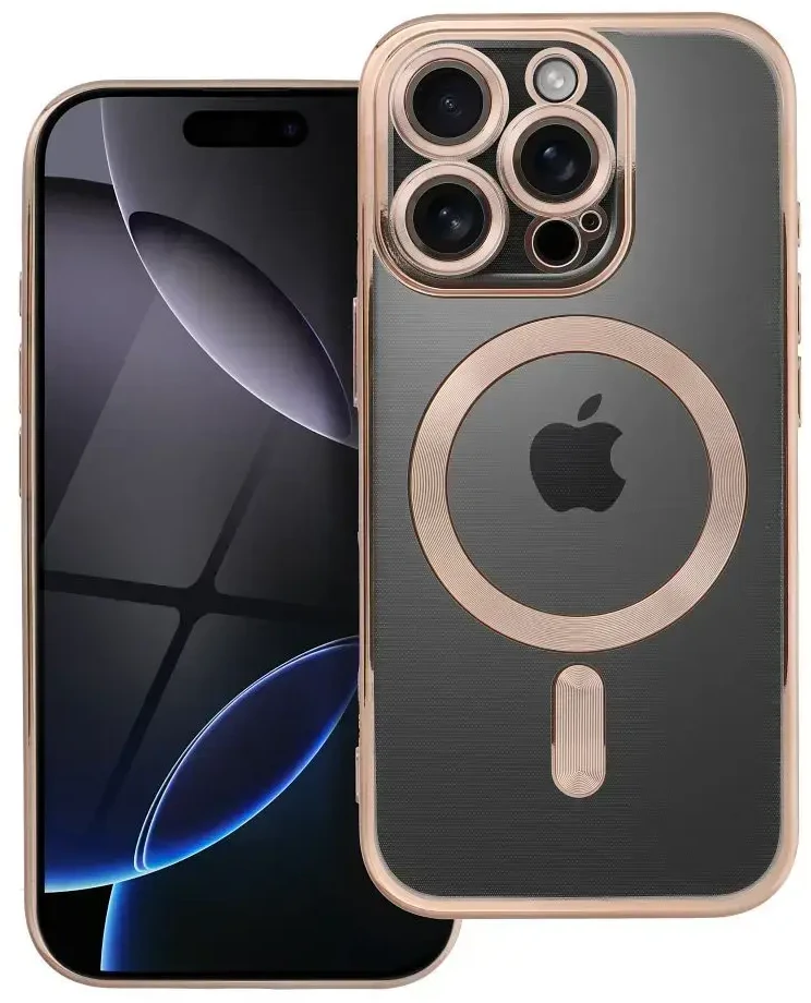 OEM dėklas, skirtas „iPhone 16 PRO“ su „Electro Mag“ dangteliu, suderinamas su „MagSafe Ruda“