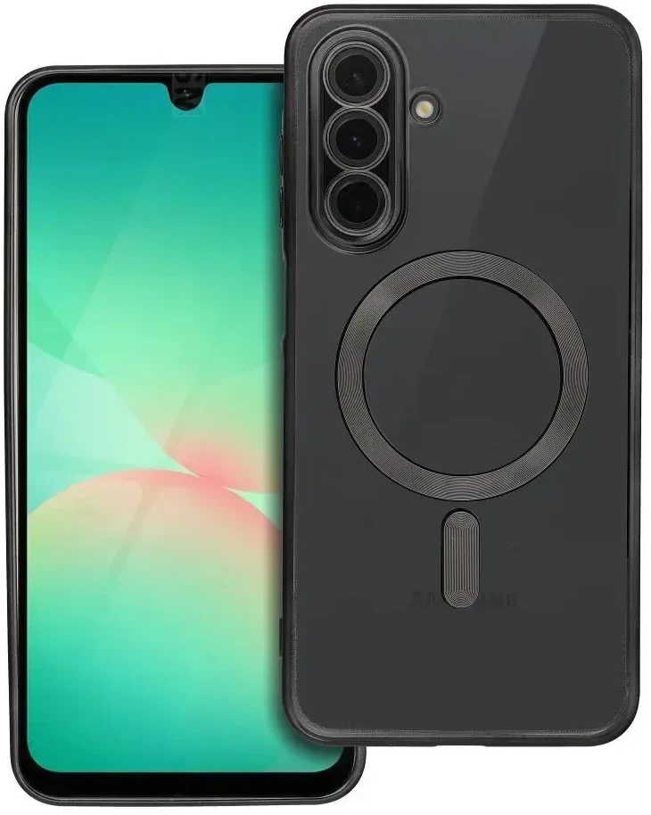 Oem ELECTRO MAG COVER dėklas suderinamas su MagSafe skirtas Samsung Galaxy A26 juodos spalvos