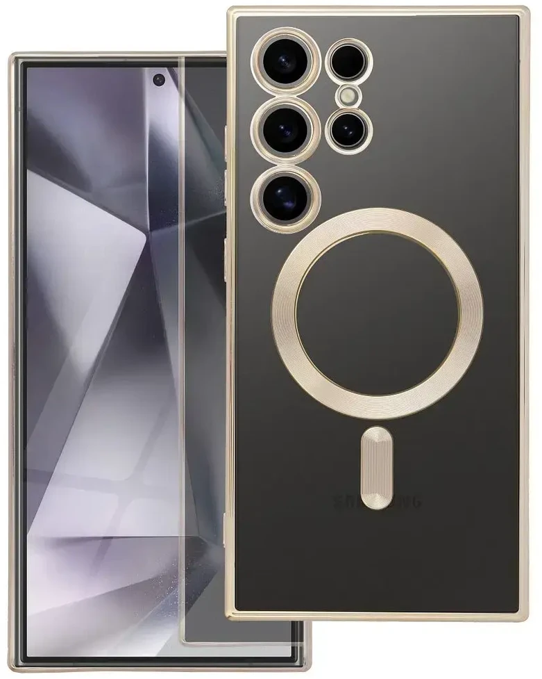 Oem „Samsung A27 Electro Mag“ dėklas, suderinamas su „MagSafe Gold“