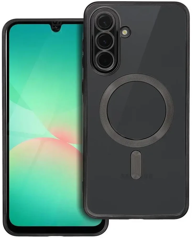 Oem ELECTRO MAG COVER dėklas suderinamas su MagSafe skirtas Samsung Galaxy A56 juodos spalvos