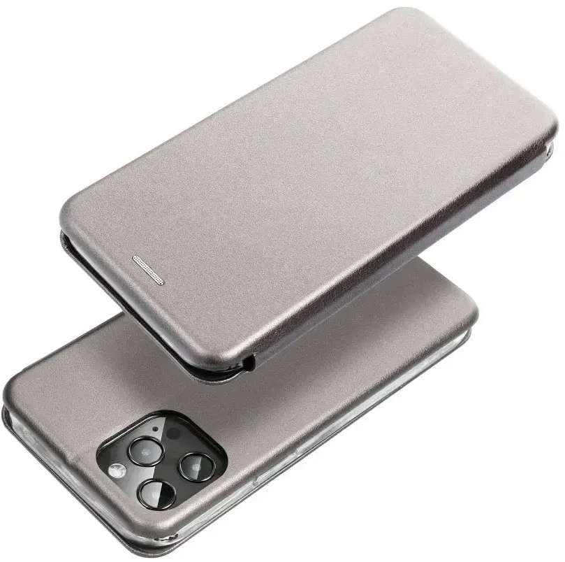 Oem ELEGANCE book dėklas skirtas Xiaomi Redmi Note 14 5G pilkos spalvos