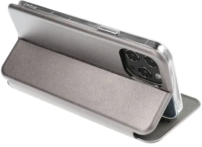 Oem ELEGANCE book dėklas skirtas Xiaomi Redmi Note 14 5G pilkos spalvos