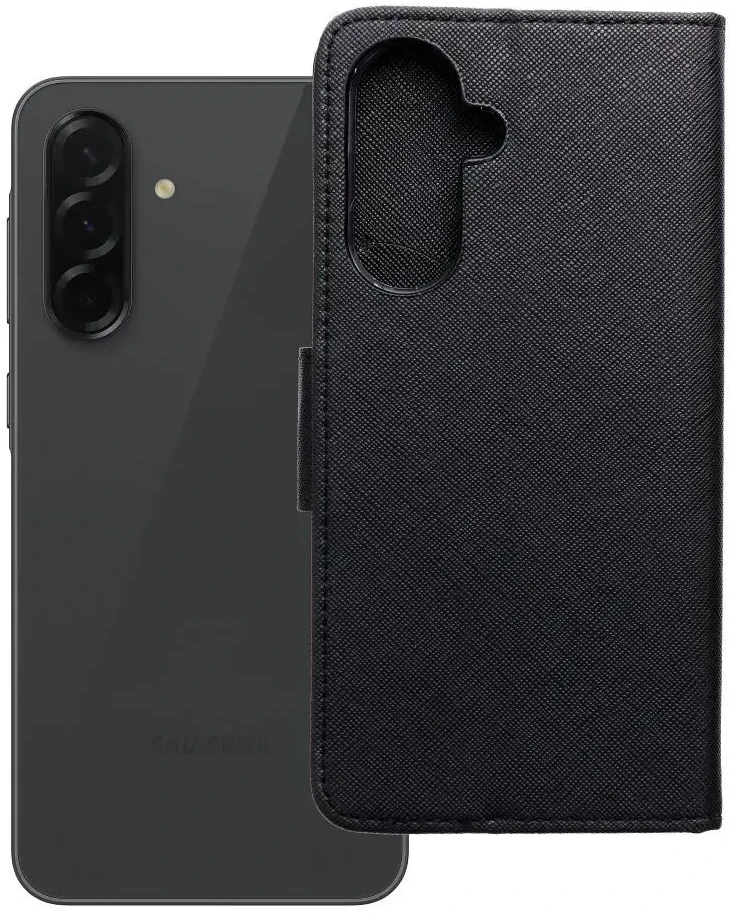 Dėklas Oem FANCY Book skirtas Samsung Galaxy A36 juodos spalvos