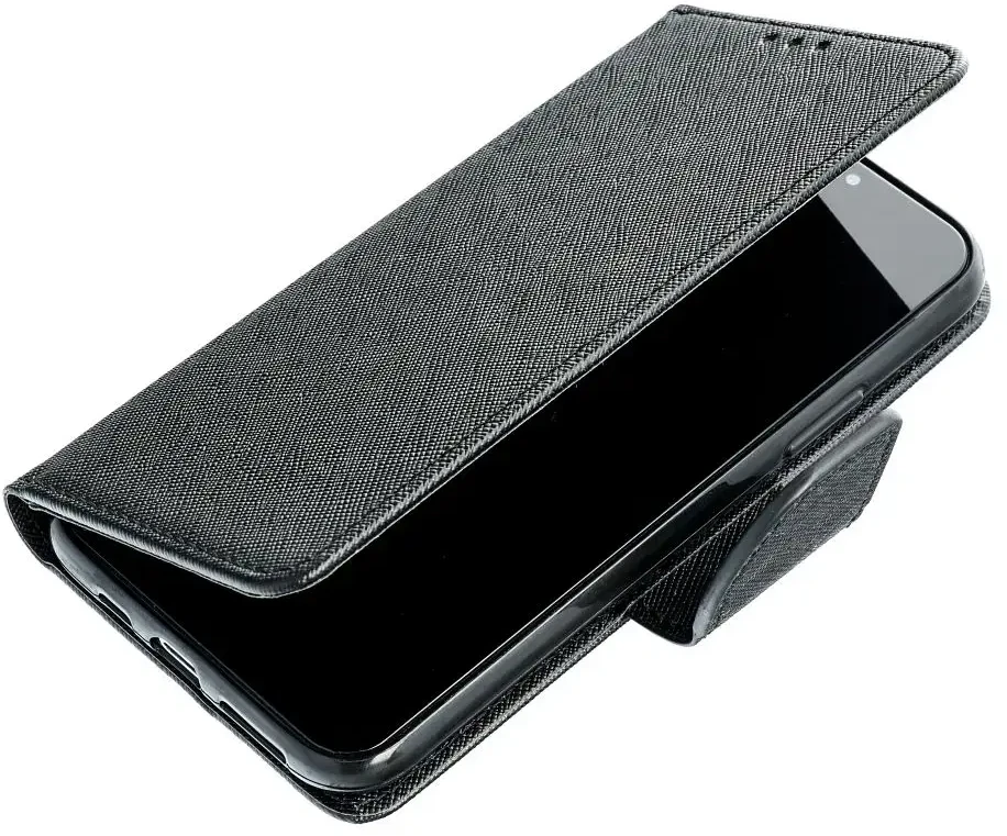 Oem FANCY Book dėklas skirtas Xiaomi Redmi Note 14 Pro 5G / 14 Pro Plus 5G juodos spalvos
