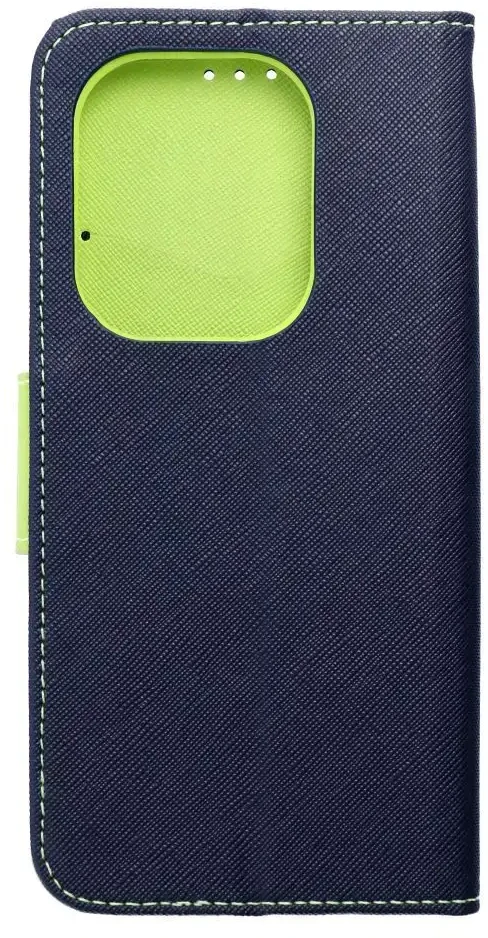 Oem FANCY Book dėklas skirtas Xiaomi Redmi Note 13 Pro 4G mėlynos spalvos / lime
