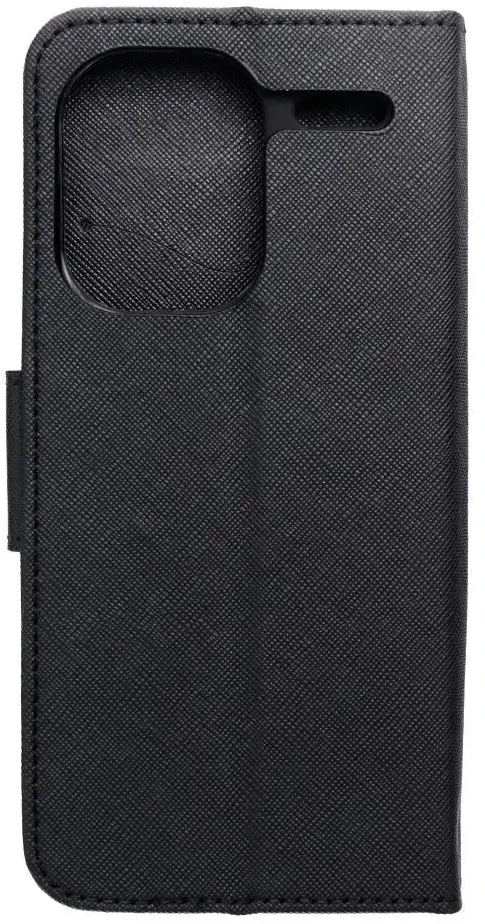 Oem FANCY Book dėklas skirtas Xiaomi Redmi Note 13 Pro Plus 5G juodos spalvos