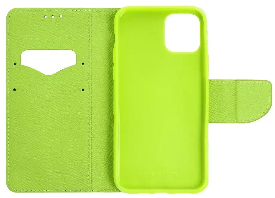 Oem FANCY Book dėklas skirtas Xiaomi Redmi Note 13 Pro 4G mėlynos spalvos / lime