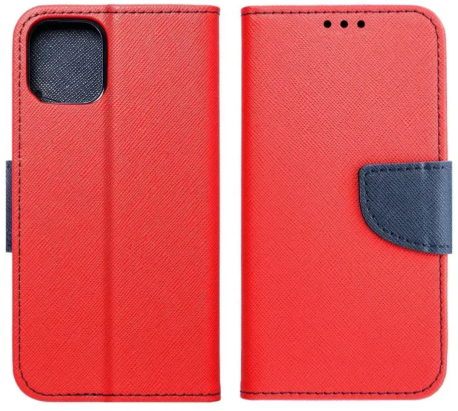 Oem FANCY Book dėklas skirtas Xiaomi Redmi Note 13 Pro Plus 5G red / mėlynos spalvos