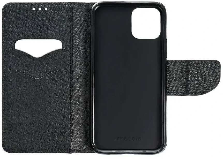 Oem FANCY Book dėklas skirtas Xiaomi Redmi Note 14 5G juodos spalvos