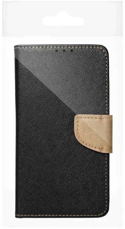 Dėklas Oem Flip case for iPhone 14 PLUS Fancy Book juodas / auksinis