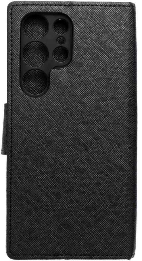 Oem FANCY Book dėklas skirtas Samsung Galaxy S25 ULTRA juodos spalvos