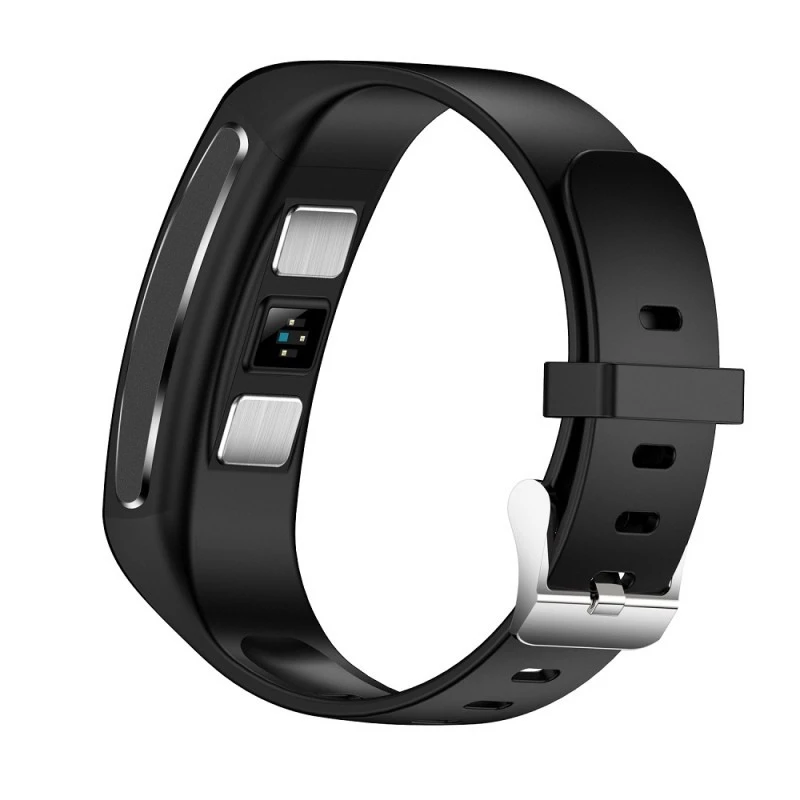 Išmanioji apyrankė Maxcom Fit FW34, Sidabrinės spalvos korpusas su juodos spalvos apyranke