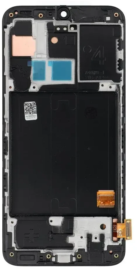Uts Group FIXCELL LCD ekranas SAMSUNG A40 AMOLED su rėmeliu (atnaujintas)