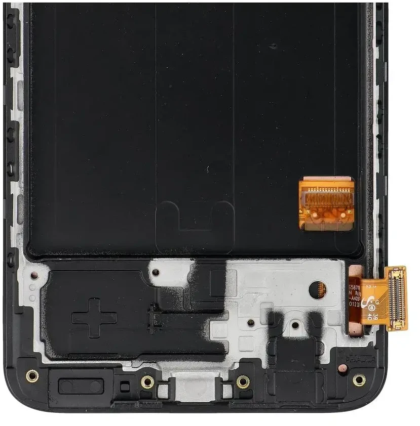 Uts Group FIXCELL LCD ekranas SAMSUNG A40 AMOLED su rėmeliu (atnaujintas)