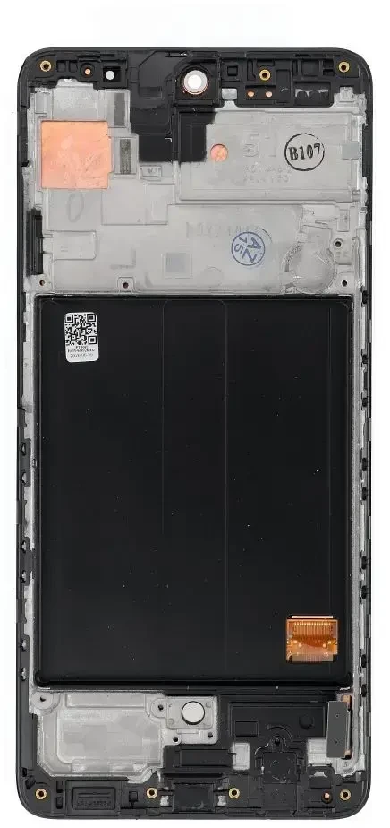 Zila FIXCELL LCD ekranas SAMSUNG A51 4G AMOLED su rėmeliu (atnaujintas)