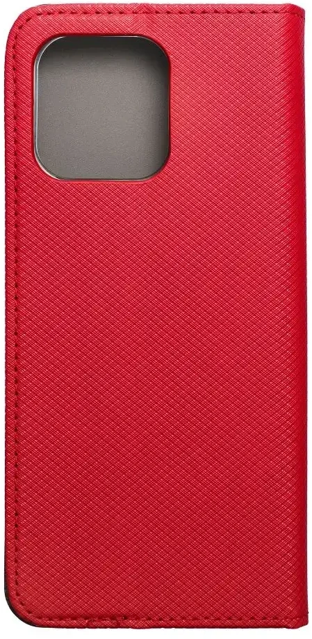 OEM atverčiamas dėklas Motorola E15 Smart Case Book, raudonas