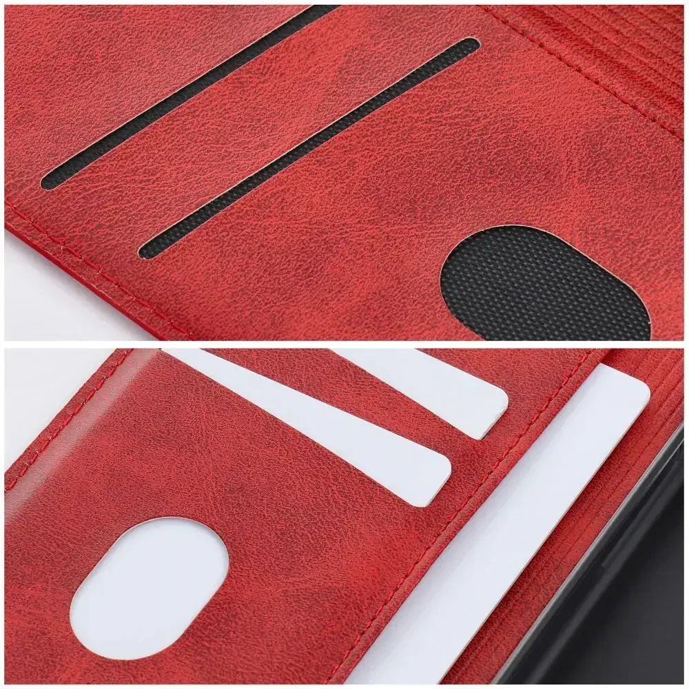 Oem Dėklas su klapką na Xiaomi 17 Cubic Book raudona