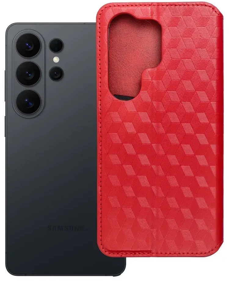 Oem Dėklas su klapką na Xiaomi 17 Cubic Book raudona