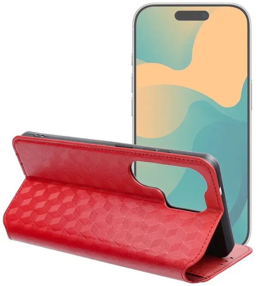 Oem Dėklas su klapką na Xiaomi 17 Cubic Book raudona